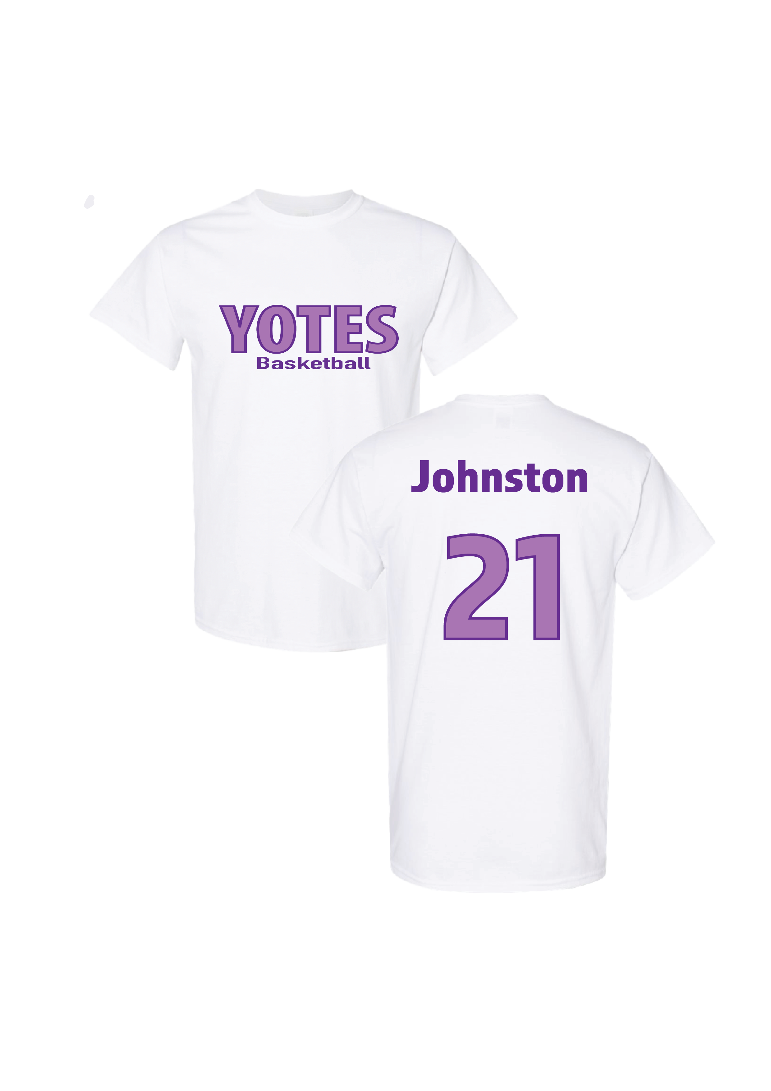 College of Idaho Mens Basketball Classic Tee -Rey Johnston
