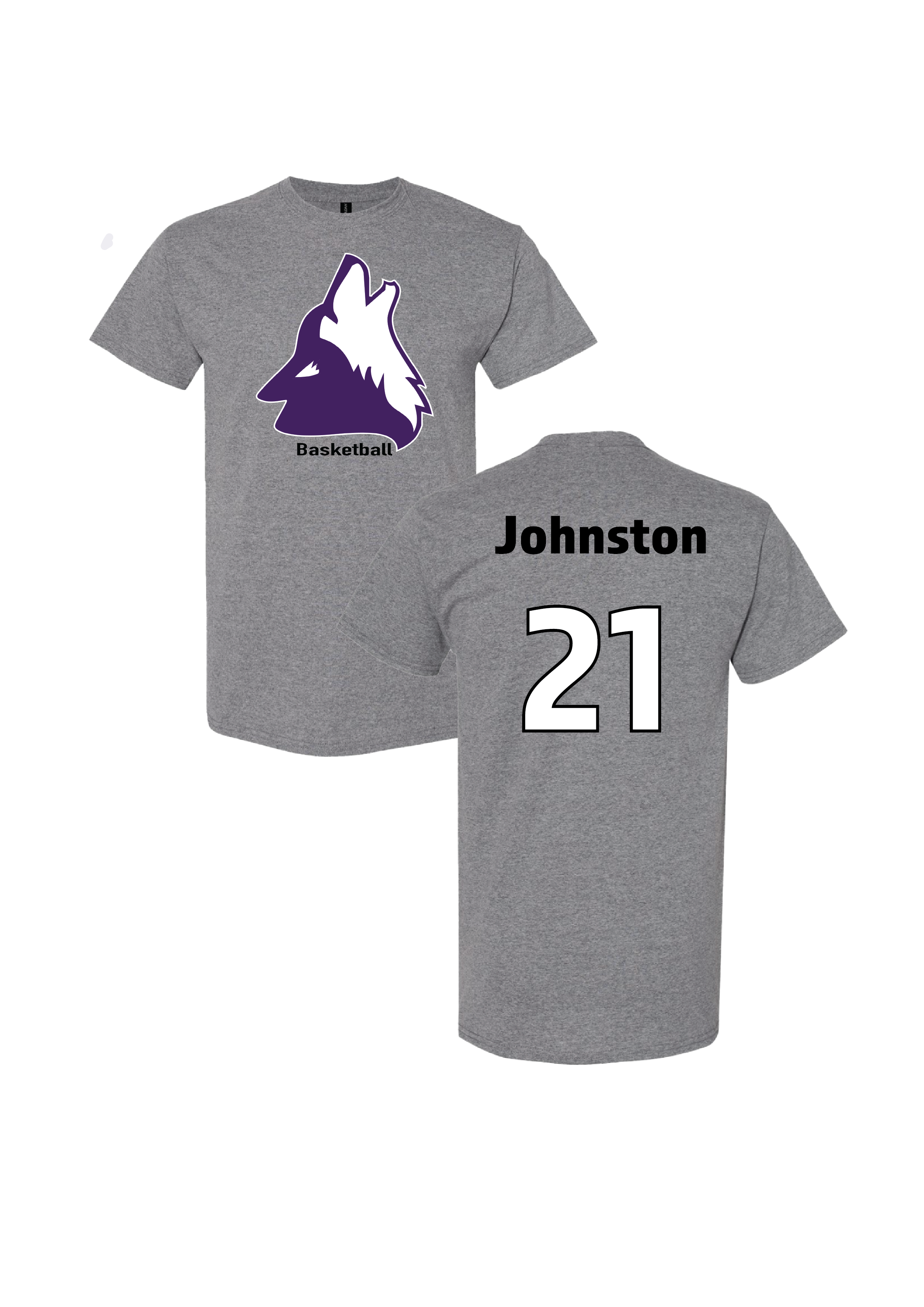 College of Idaho Mens Basketball Classic Tee - Rey Johnston