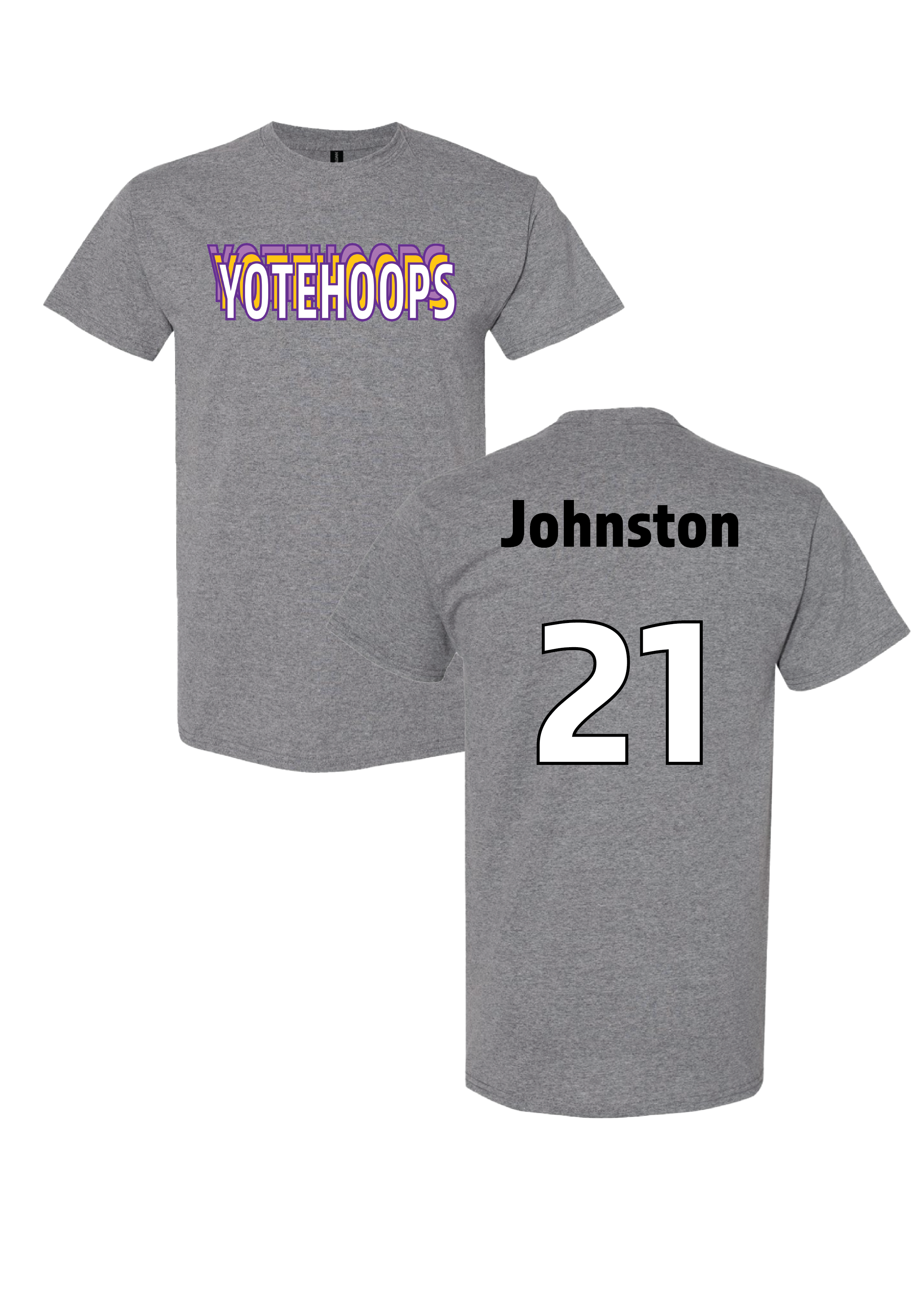 College of Idaho Mens Basketball Classic Tee - Rey Johnston