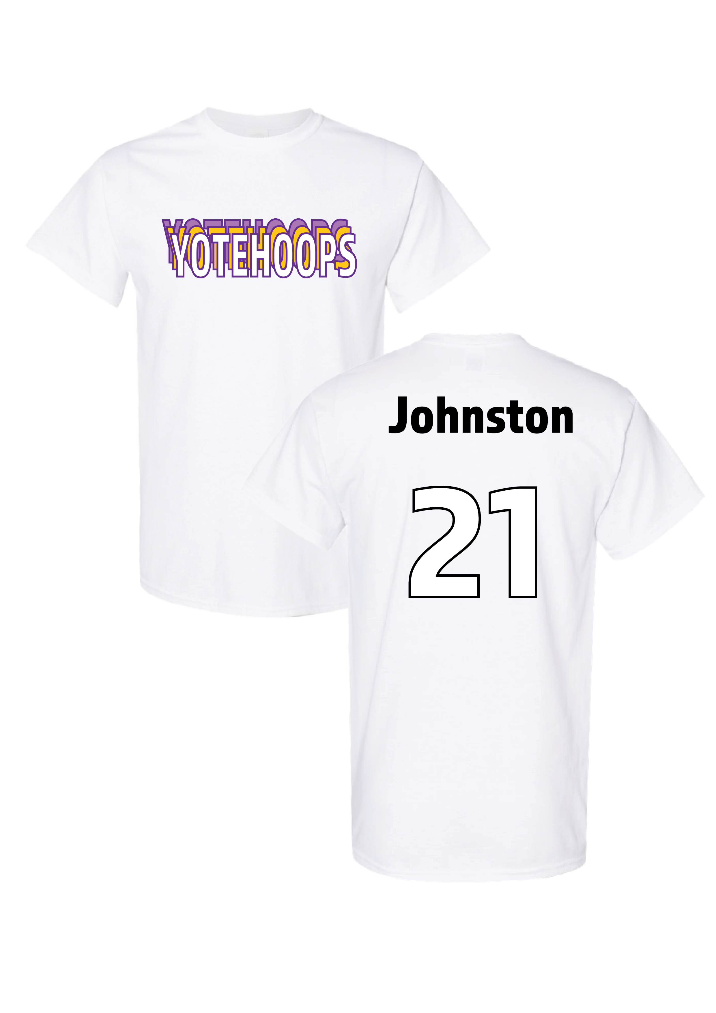College of Idaho Mens Basketball Classic Tee - Rey Johnston