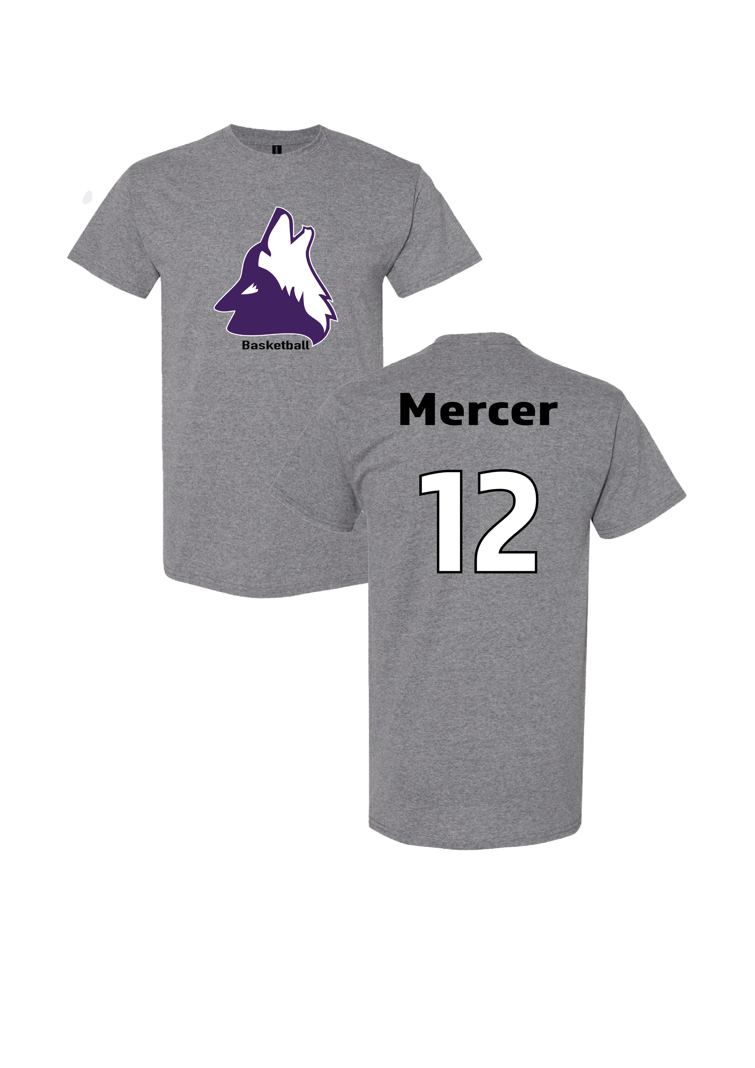 College of Idaho Mens Basketball Classic Tee - Isaac Mercer