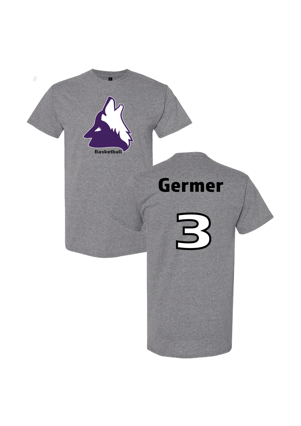 College of Idaho Mens Basketball Classic Tee - Alex Germer