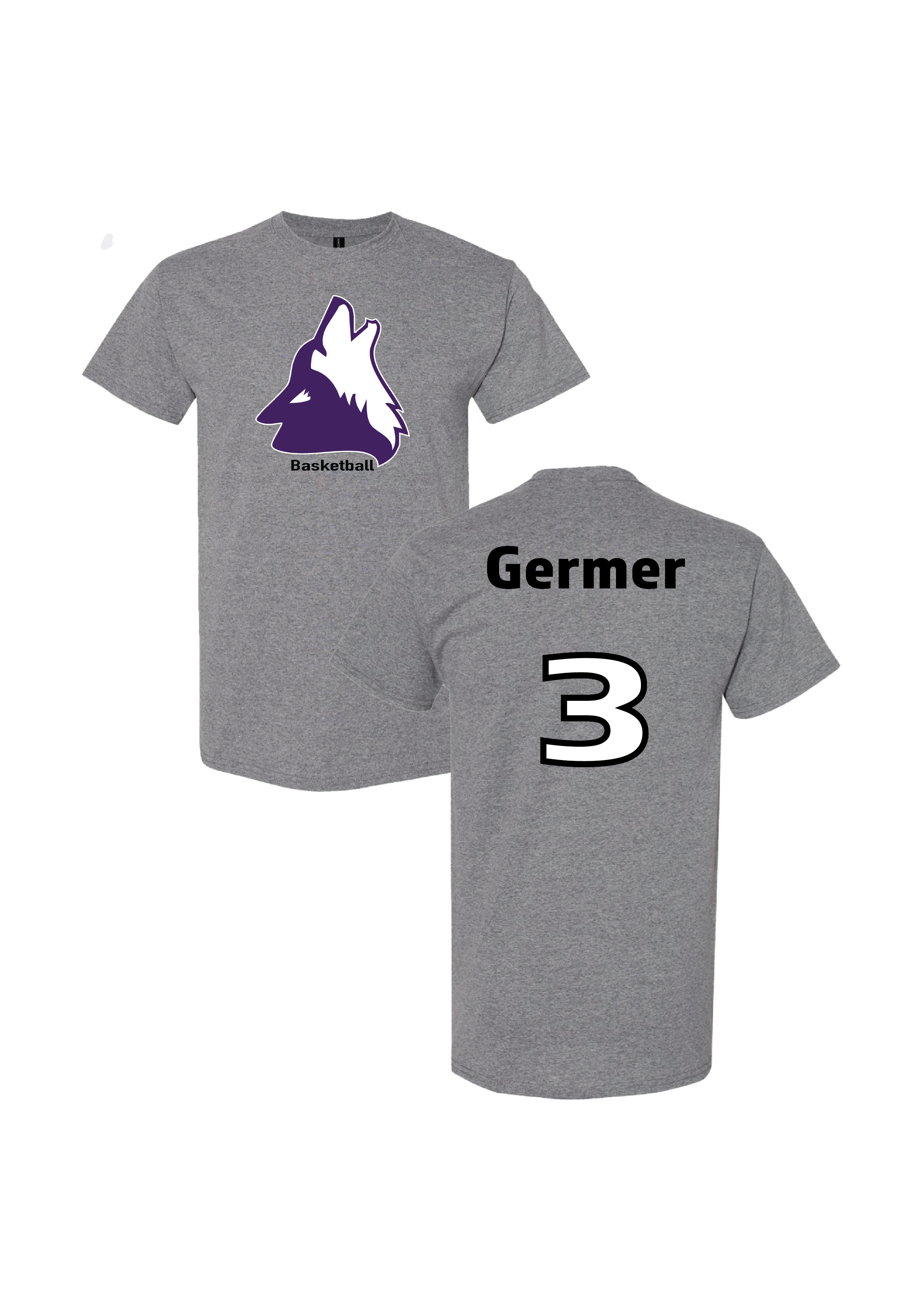 College of Idaho Mens Basketball Classic Tee - Alex Germer