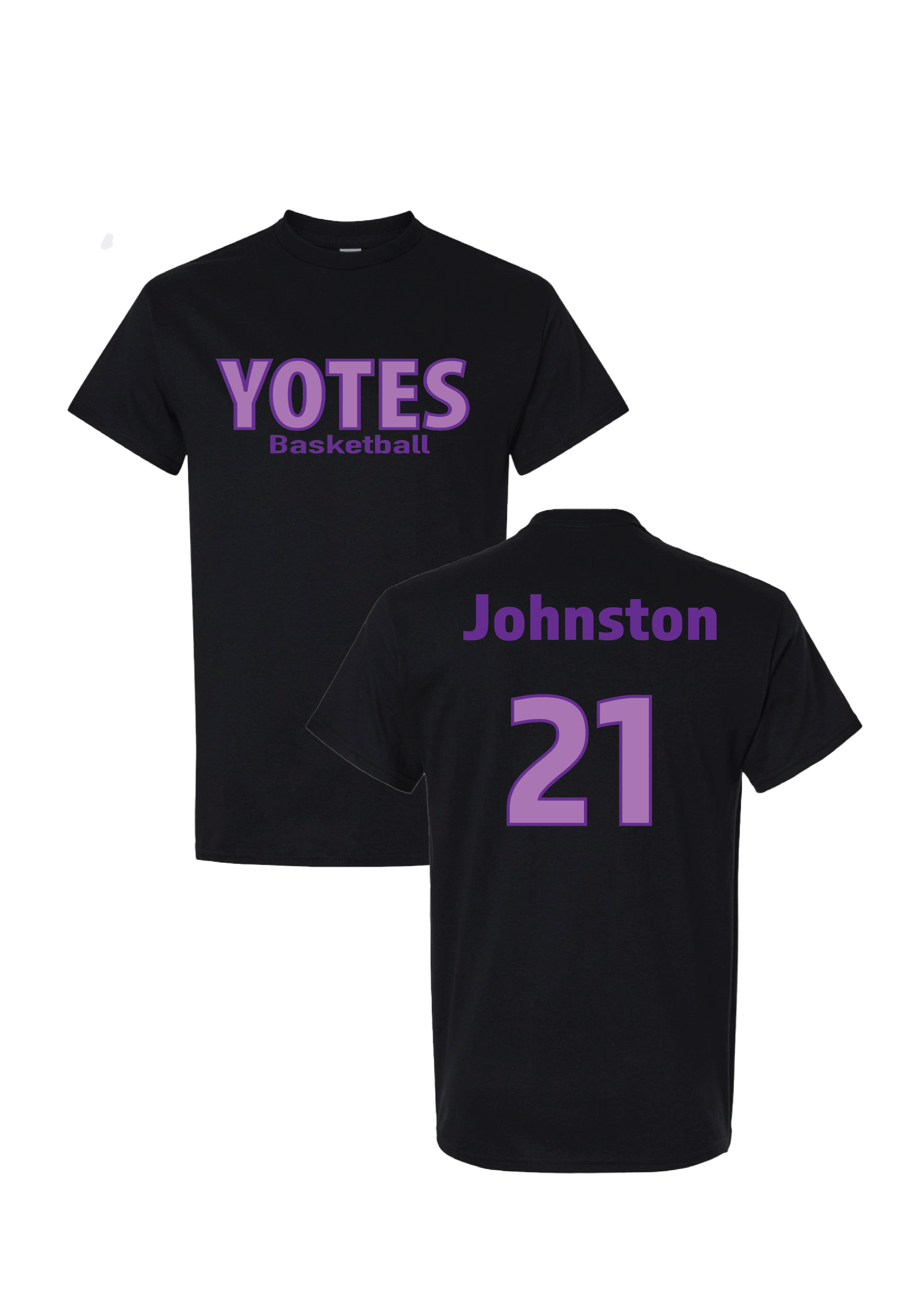 College of Idaho Mens Basketball Classic Tee -Rey Johnston