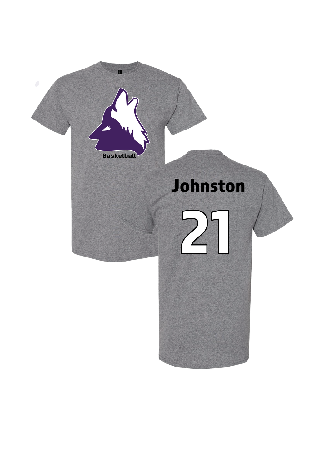 College of Idaho Mens Basketball Classic Tee - Rey Johnston