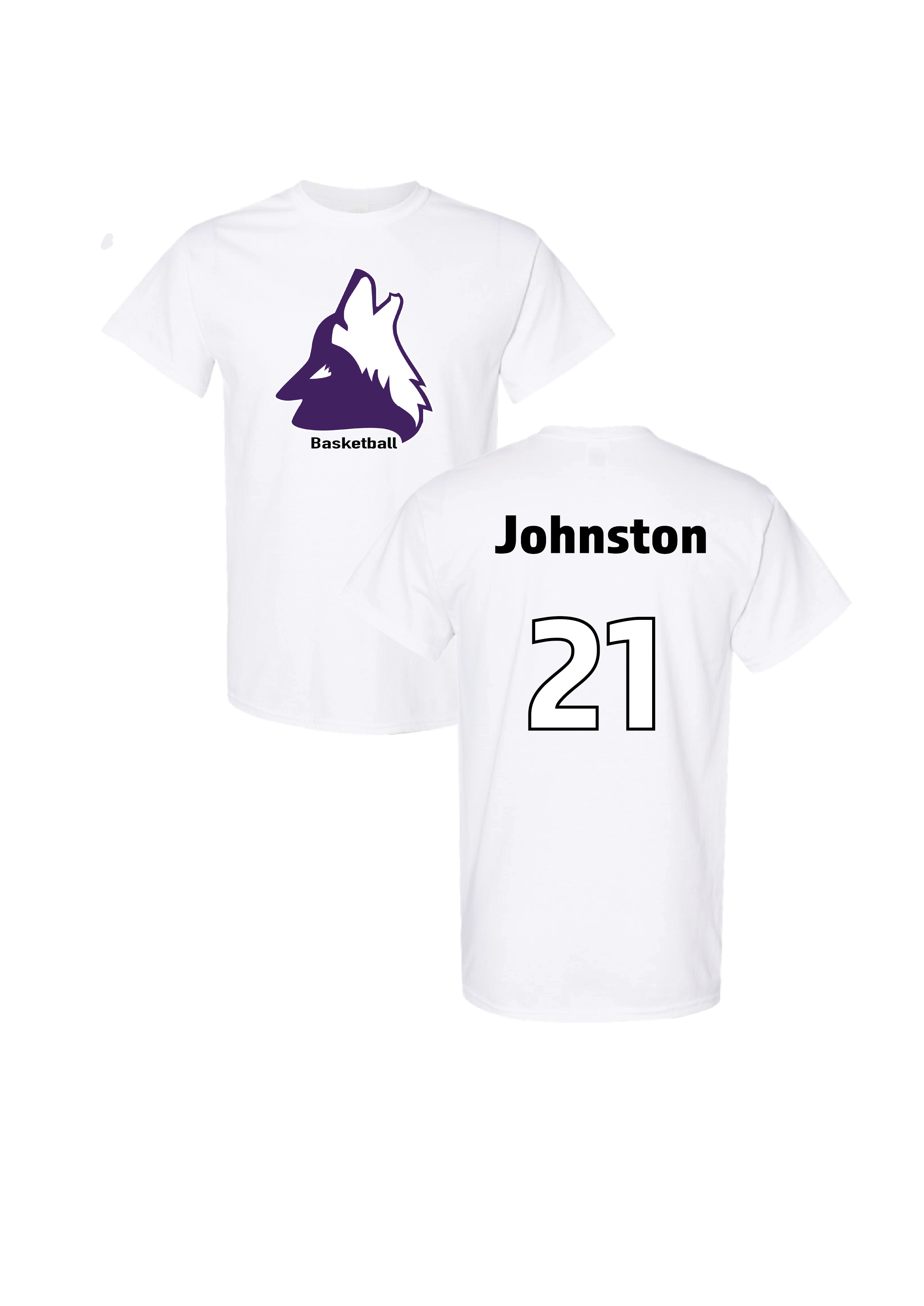 College of Idaho Mens Basketball Classic Tee - Rey Johnston