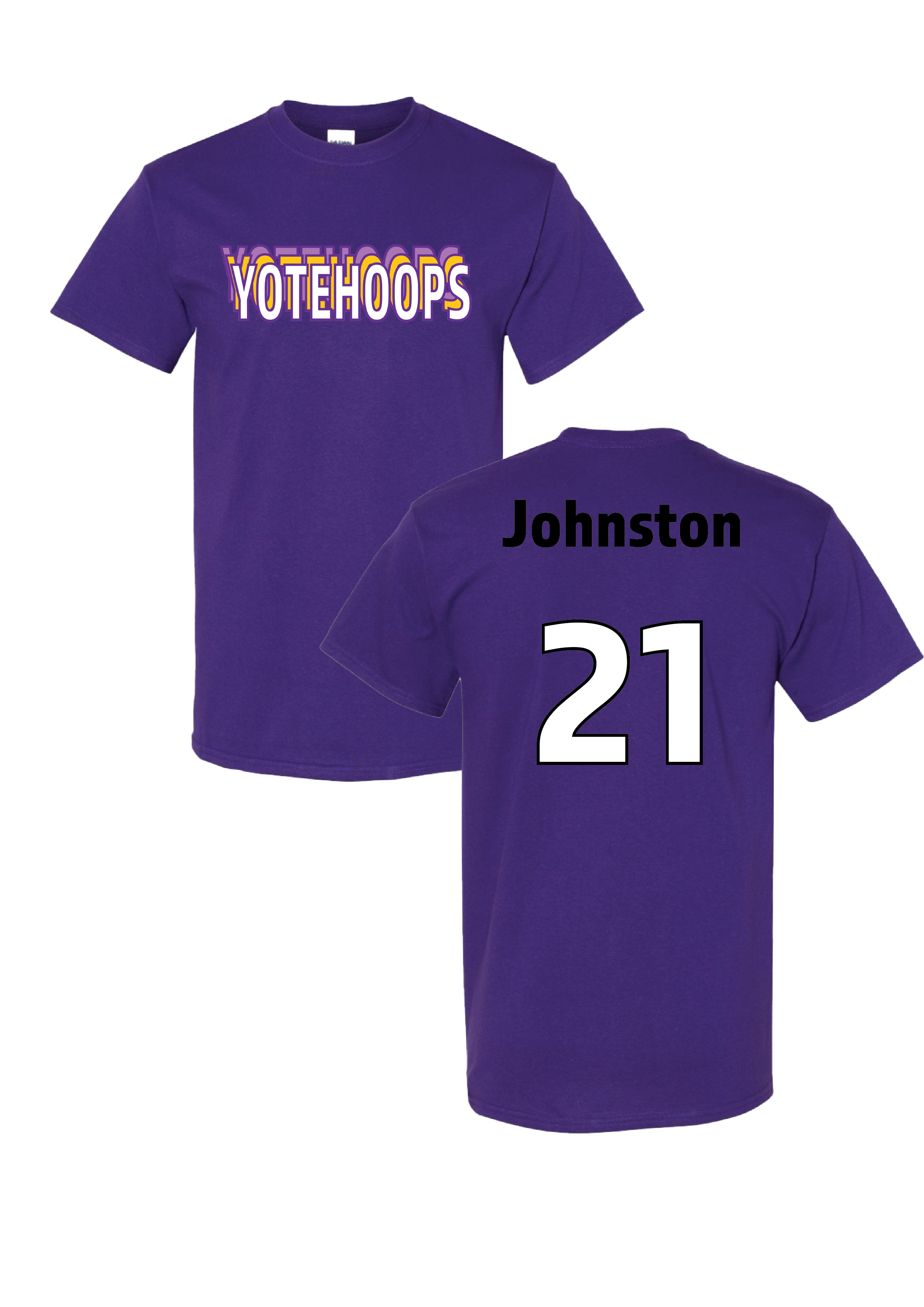 College of Idaho Mens Basketball Classic Tee - Rey Johnston