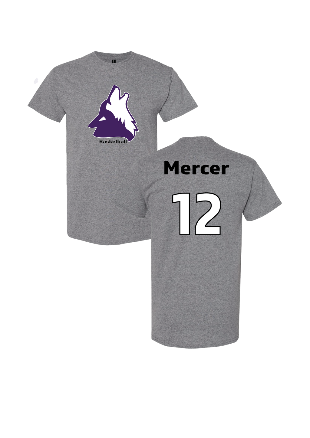 College of Idaho Mens Basketball Classic Tee - Isaac Mercer