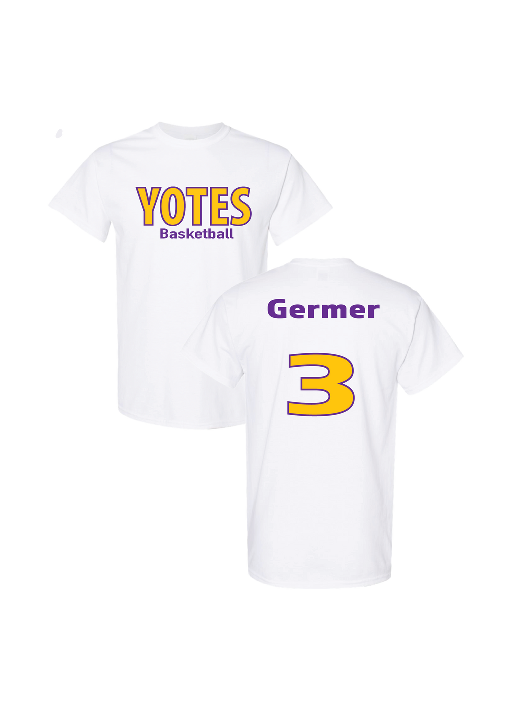 College of Idaho Mens Basketball Classic Tee - Alex Germer